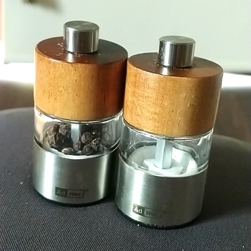 Adhoc Mini Salt and Pepper Mill Set